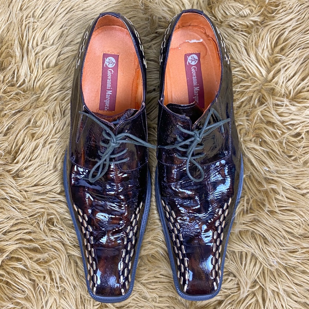 Giovanni Marquez sterling patent leather sz 11